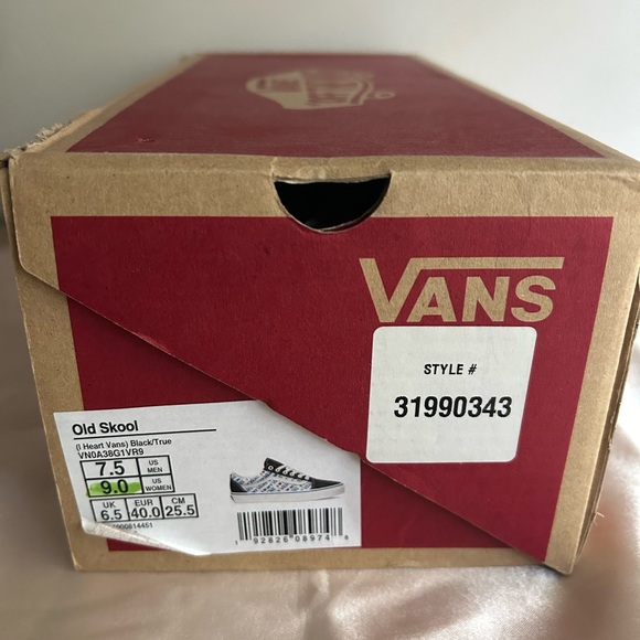 Vans shoes Unisex size Us7.5/W9 Eu40 Brand New - Picture 10 of 12